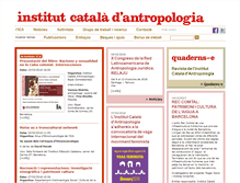 Tablet Screenshot of antropologia.cat